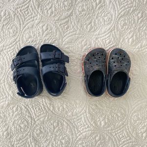 Crocs + Cat and Jack Size 5 Toddler Shoe Bundle